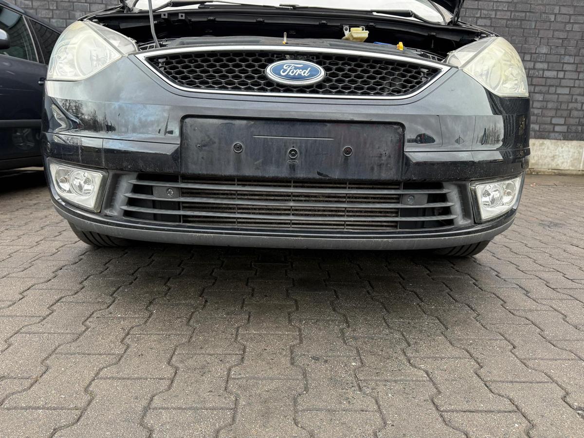 Ford Galaxy 2 WA6 original Stoßstange Stoßfänger vorn Panther Schwarz BJ09